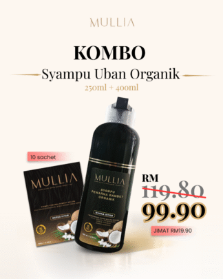 Set Bundle Syampu Uban Mullia 400ml + 250ml